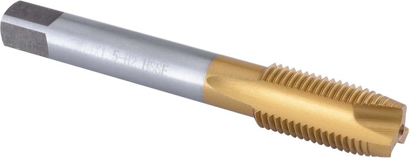 Burkit M14 X 1.5 Spiral Point Tap, HSS Titanium coating Spiral Point Plug Threading Tap M14 x 1.5 - Image 1